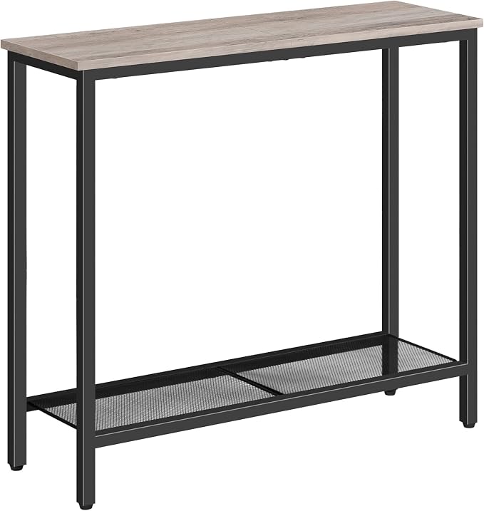 HOOBRO 29.5" Narrow Console Table, Small Entryway Table by HOOBRO