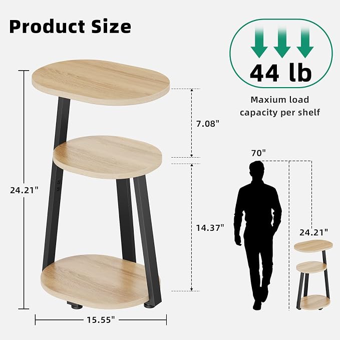 Kalrin Side Table, Small End Table - Image 2
