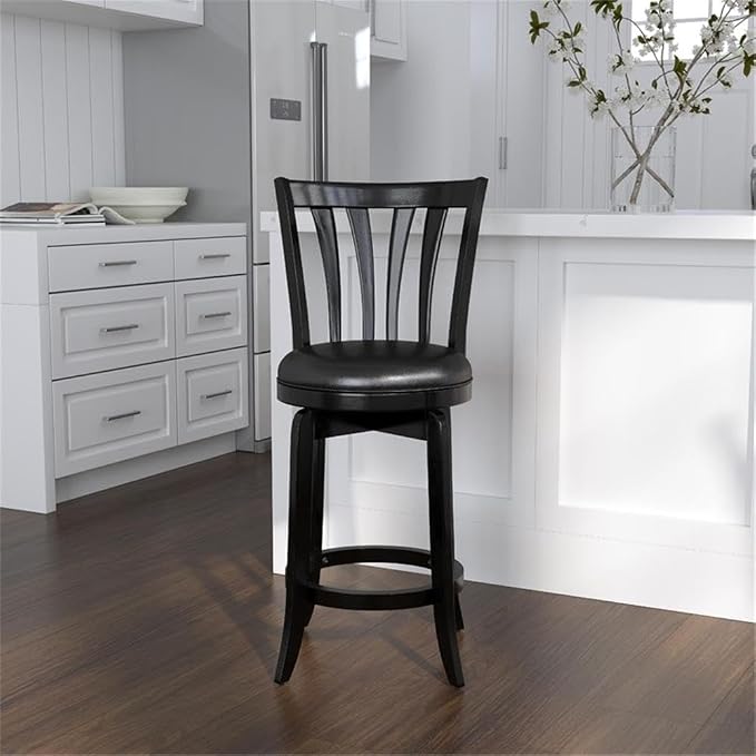 Hillsdale Savana Wood Kitchen Counter Height Stool, 29.5" High - Image 2