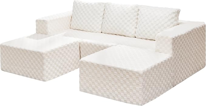 Hobestluk Modular Sectional Sofa Memory Foam Couch Oversized Sectional Sofa - Image 8