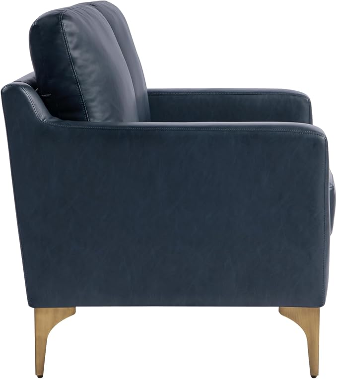 Serta Triton 55.5" Loveseat, Transitional Modern, Dreamcoil Comfort, Metal Legs - Image 3