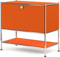 Metal Sidetable with Flap Door, 27.5" Height by SIMPLINK