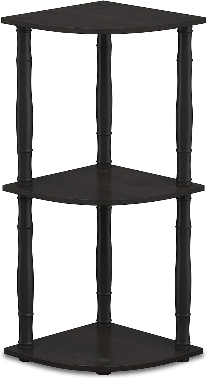 Furinno Turn-N-Tube 3-Tier Corner Display Rack Multipurpose Shelving Unit - Image 4