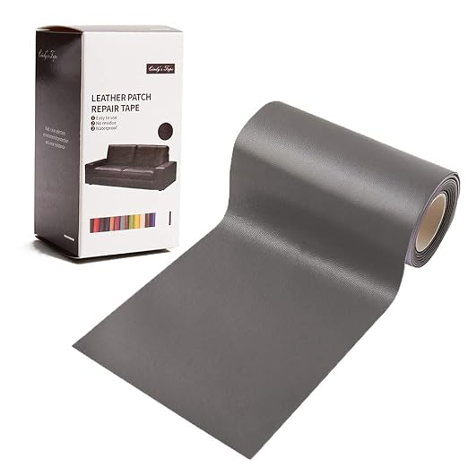 Leather Repair Patch Kit Night Gray 4 x 60 inch Leather Repair Tape Self by Cindy%27s+Tape