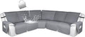 HDCAXKJ 100% Waterproof Reclining Sectional Couch Covers L Shape Recliner Sofa by HDCAXKJ