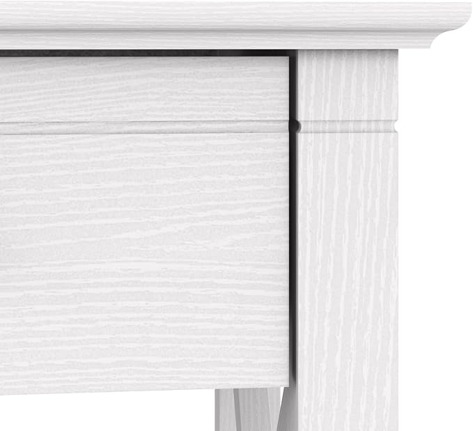 Bush Home Key West 48W Writing Desk in Pure White Oak - Image 4