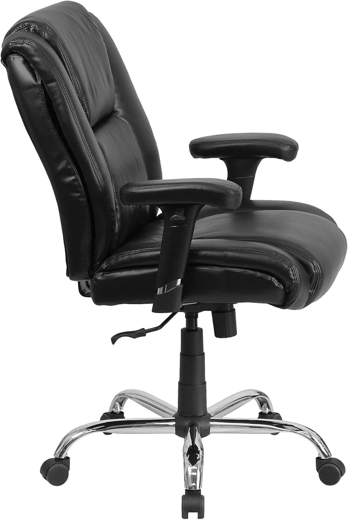 Flash Furniture HERCULES Series Big & Tall 400 lb. Rated Black LeatherSoft - Image 5