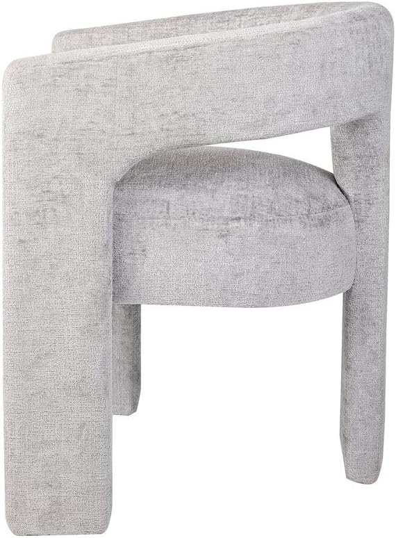Jofran Gwen Jacquard Upholstered Accent Chair, Modern Luxury Plush Sculptural - Image 5