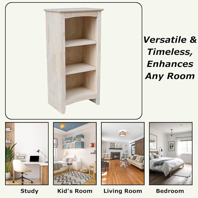 Solid Wood Shaker Bookcase - Image 5