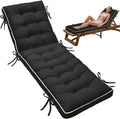 72x21 Inch Folding Chaise Lounge Cushion Quick Dry by AMCATON