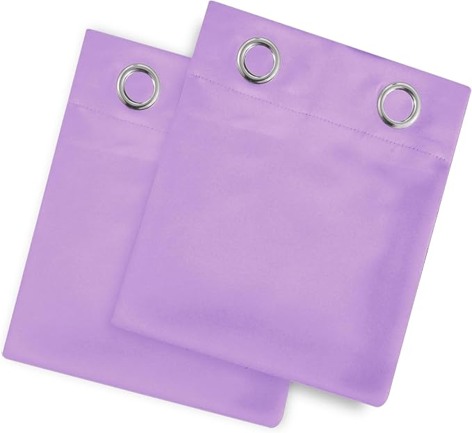 LEMOMO Blackout Curtains 52 x 120 Inch Long Lavender Curtains Set of 2 Panels - Image 9