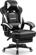 GTPLAYER Gaming Chair with Footrest, Big and Tall Game Chair 350lb Racing Style by GTPLAYER