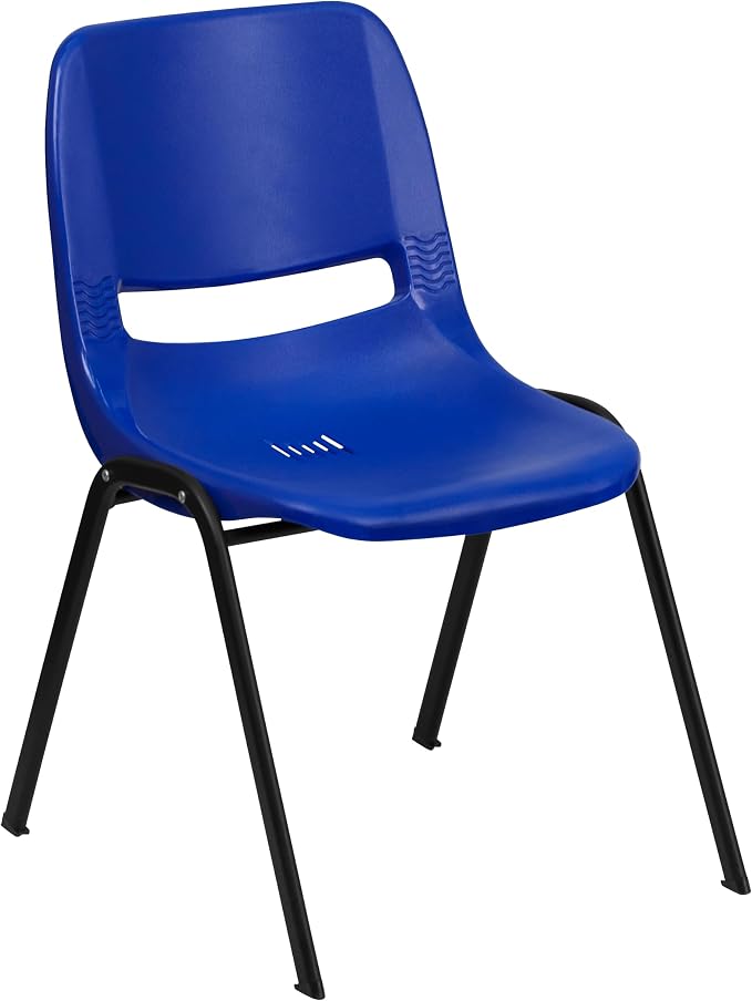 Flash Furniture HERCULES Series 440 lb. Capacity Kid's Navy Ergonomic Shell - Image 4
