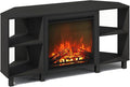 Furinno Jensen Fireplace TV Stand, NO Heat Decorative Electric Fireplace Corner by Furinno-FitsYourSpaceFitsYourBudget