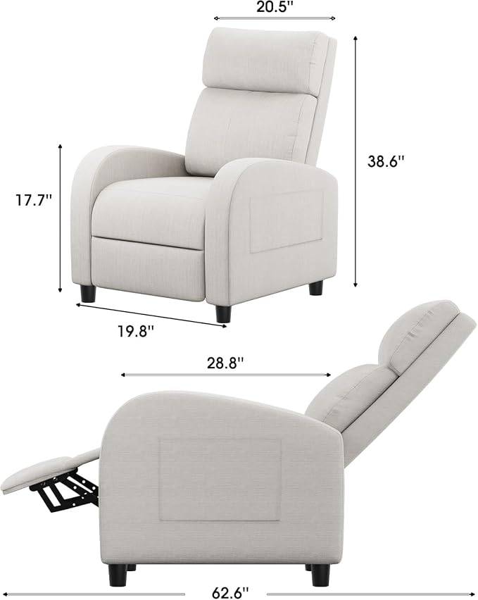 Homall Recliner Chair, Recliner Sofa - Image 3
