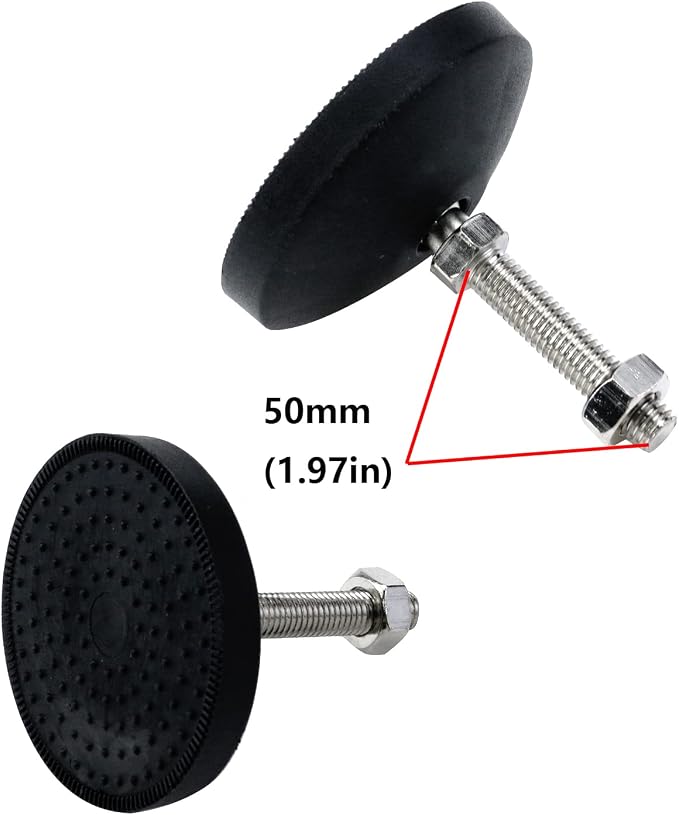 Antrader Swivel Leg Levelers, Adjustable Furniture Feet，Heavy Duty Leveling - Image 3