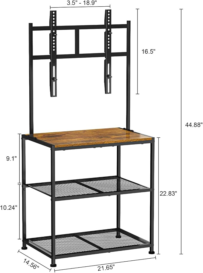 23 Inch to 50 Inch Floor Small Corner TV Stand - Image 4