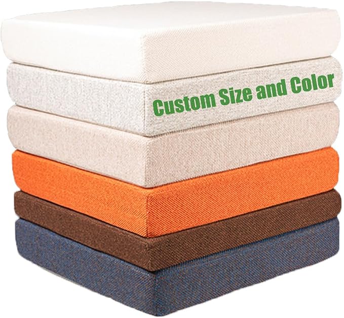 Custom Various Bench Cushion & Bay Window Seat Cushions, by CRETUAO