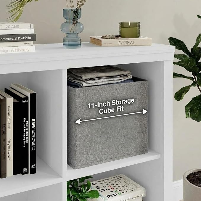 GarveeHome 6 Cube Storage Organizer, 53 Inch Tall Bookcase - Image 3