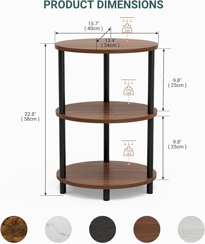 Small Round Side Table - Image 2