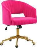 Home Office Chair Swivel Velvet Desk Chair Accent Armchair Upholstered Modern by KCC