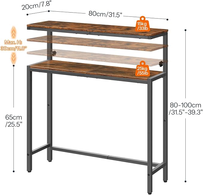 HOOBRO Narrow Console Table - Image 3