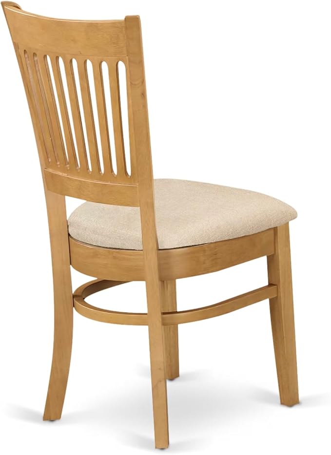 East West Furniture ANVA5-OAK-C 5 Piece Dining Room Furniture Set Includes a - Image 10