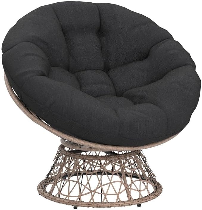 Bme 40" Ergonomic Wicker Papasan Chair - Image 4