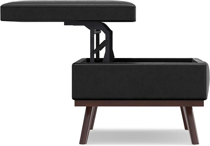 SIMPLIHOME Owen Lift Top Coffee Table Storage Ottoman - Image 8