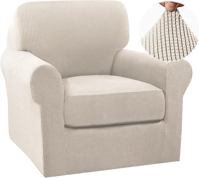 Turquoize 2 Piece Chair Covers Chair Slipcovers by Turquoize