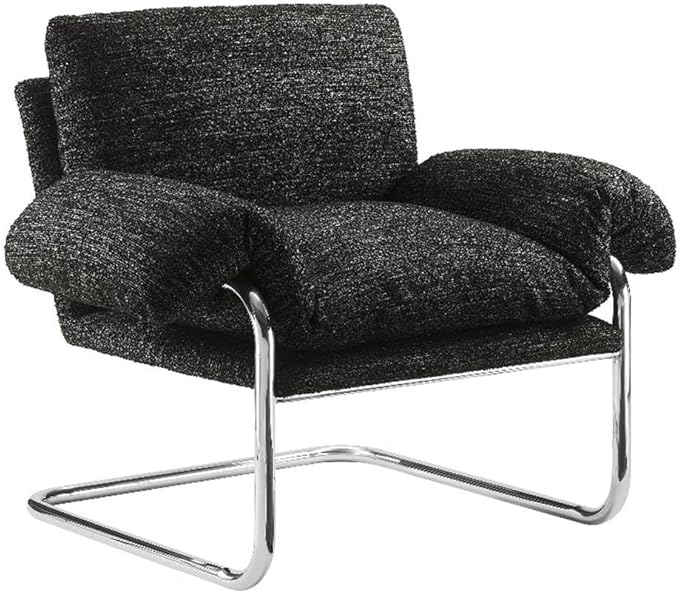 Modway Ansel Boucle Accent Chair in Charcoal by Modway