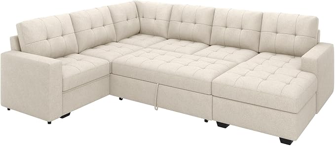 HONBAY Sleeper Sectional Sofa - Image 8