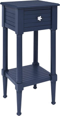 Linon Raleigh Navy Small Accent Table by Linon