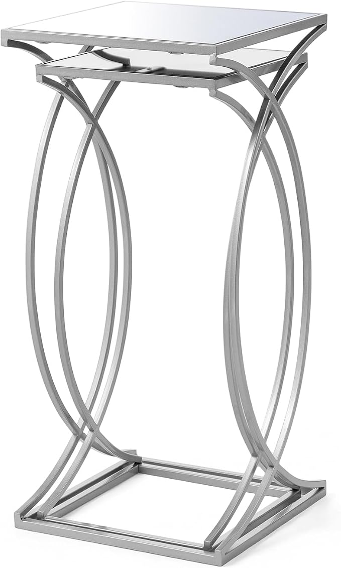 Glitzhome Nesting Side Tables, Coffee Tables Decorative Accent Tables - Image 6
