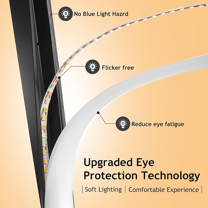 NUÜR Spiral Floor Lamp, Arched Bright Floor Lamps - Image 6