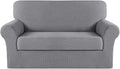 Turquoize Stretch Sofa Slipcover 2 Pieces Sofa Cover Couch Cover by Turquoize
