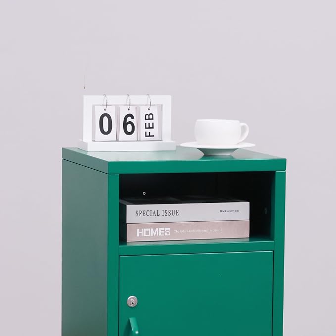 ALBAD Compact Metal Nightstand - Image 6