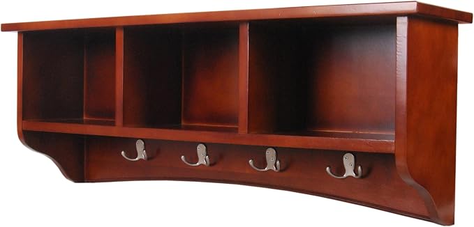 Shaker Cottage Wall-Mounted Coat Rack - Image 9