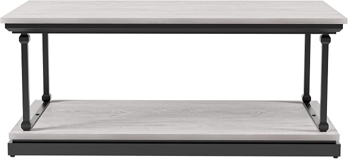 24/7 Shop at Home Ambridge Transitional Multi-Storage Wood 3-Piece Coffee Table - Image 7