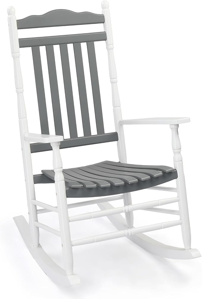 VINGLI Wooden Rocking Chair Outdoor, Patio Rockers by VINGLI