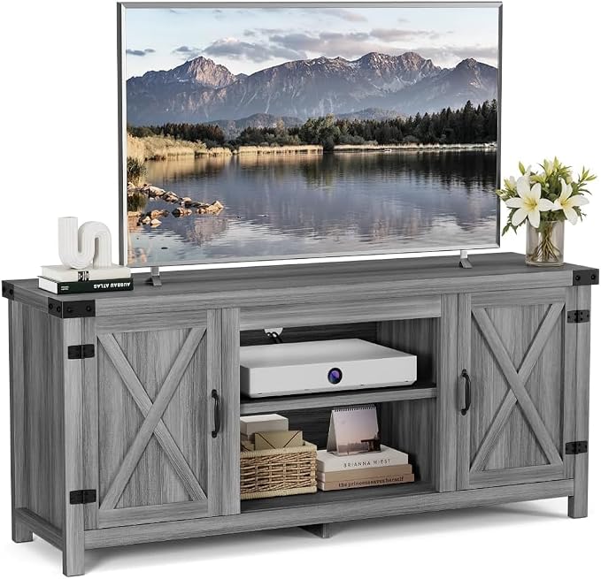 YESHOMY Modern Farmhouse TV Stand - Image 7