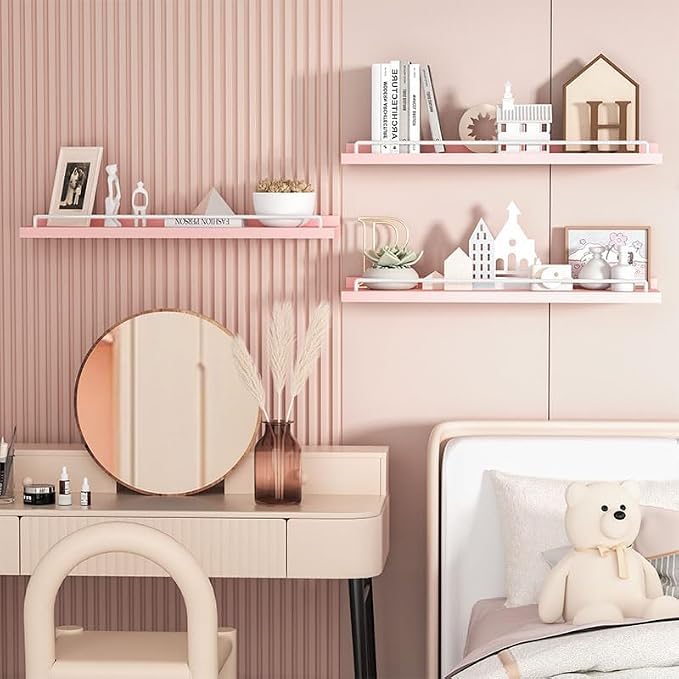RYOFOBETTO 22 inches Long Floating Shelves, Bathroom Decor Shelves Over Toilet - Image 2