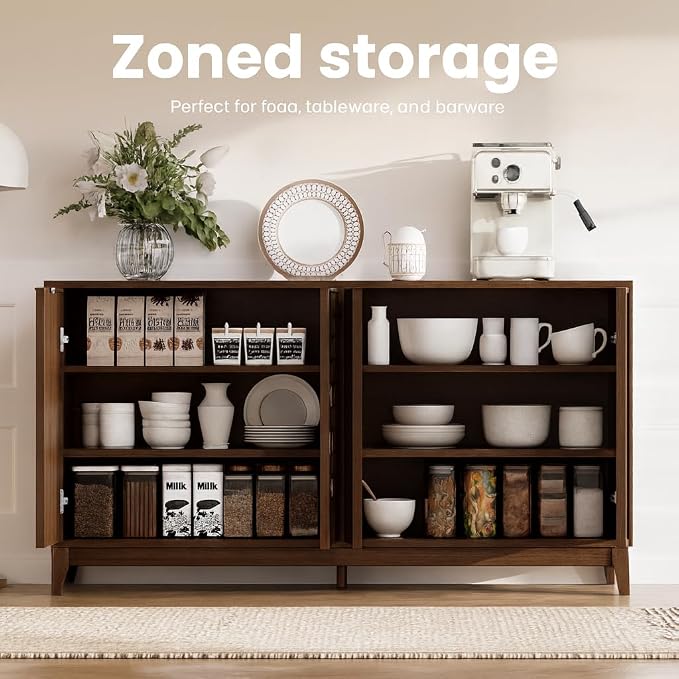 COLAMY 60" Sideboard Buffet Cabinet - Image 5