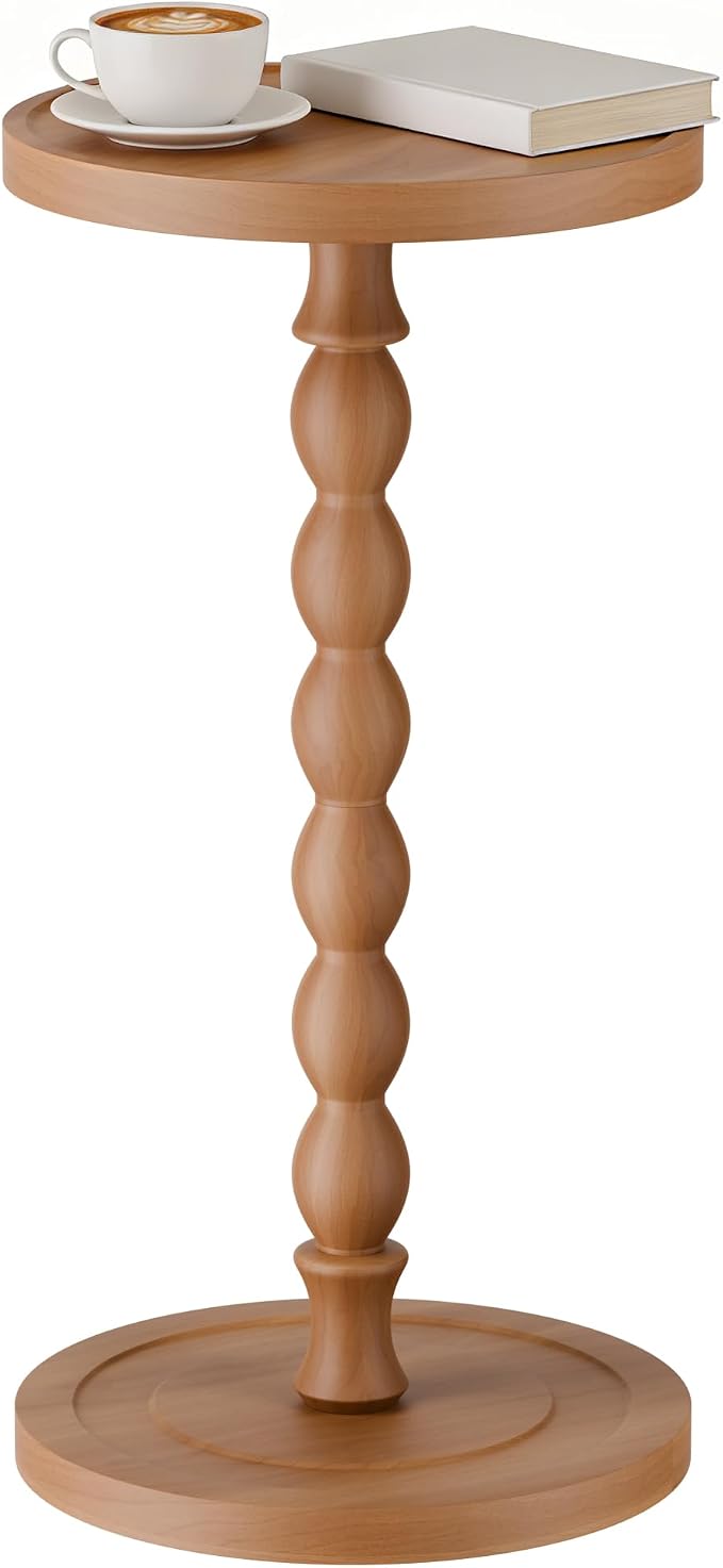 Small Side Table, Rubberwood‌ Drink Table by Unknown