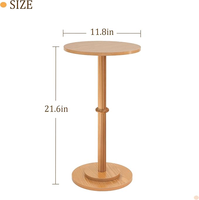 MaxSmeo Drink Table, Small Side Table - Image 3