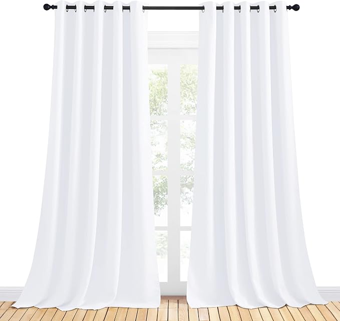 NICETOWN Draperies Curtains Panels, Blocking Out 50% Sunlight Window Treatment - Image 2