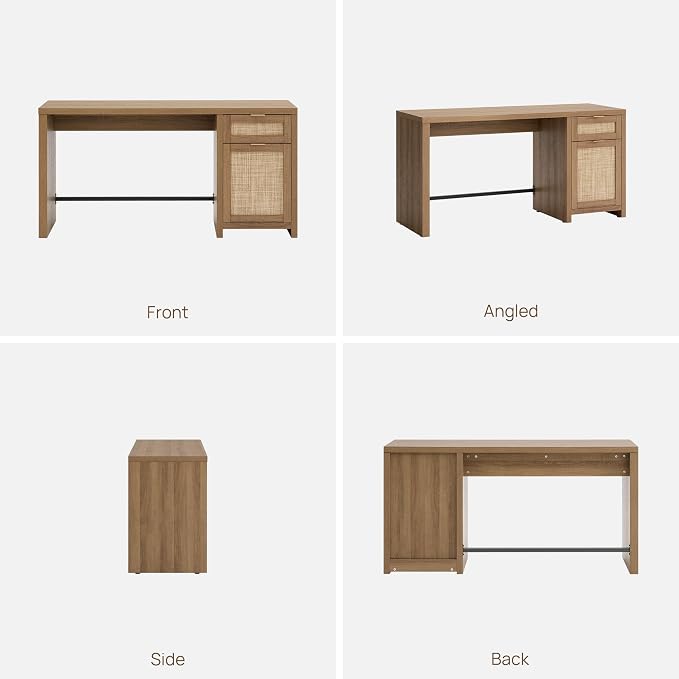 SICOTAS Rattan Executive Desk - Image 9