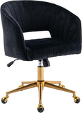 Home Office Chair Swivel Velvet Desk Chair Accent Armchair Upholstered Modern by KCC