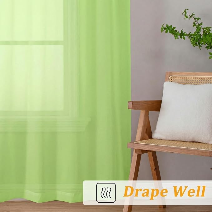 Gwine Extra Long Sheer Curtains 120 Inches Long - Image 6