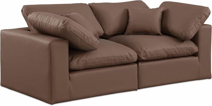 Meridian Furniture 188Brown-S80 Comfy Collection Modern | Contemporary by MeridianFurniture